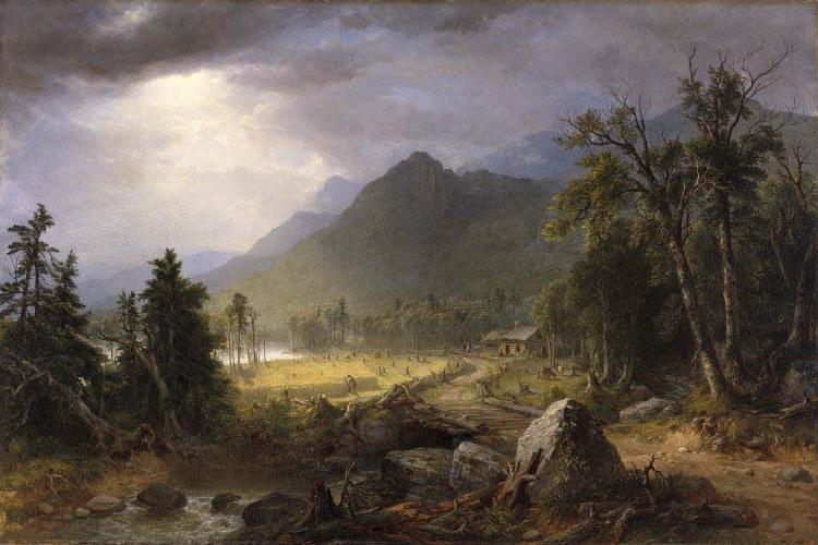 Asher Brown Durand The First Harvest in the Wilderness oil painting image